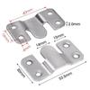 Stainless Steel Interlock Hanging Buckle Heavy Duty Photo Frame Hook Wall Mounted Flush Mount Brackets For Furniture Connector