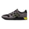 Asics Lyte Classic Tessuto Pelle Crosta di Vacchetta Comode Scarpe Sportive Basse Lifestyle Sneaker Unisex Nero Grigio 1203A168-002