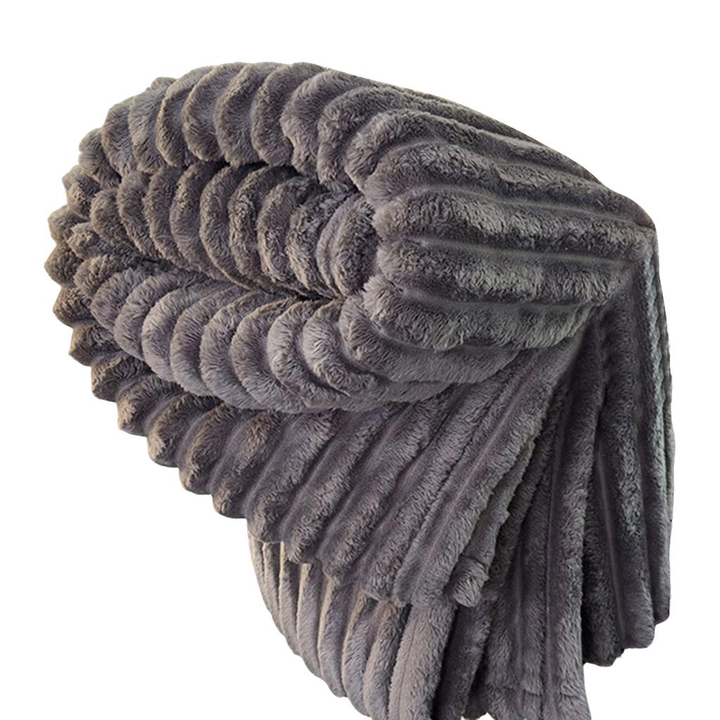 Ultra-Soft Plush Blanket Cream Color Design Soft Skin-Friendly Warm Comfortable Faux Fur Blanket For Winter Warm Sleep Companion