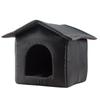 Outdoor Enclosed Waterproof Sleeping Nest for Cat Basket Puppy House Warm Cave