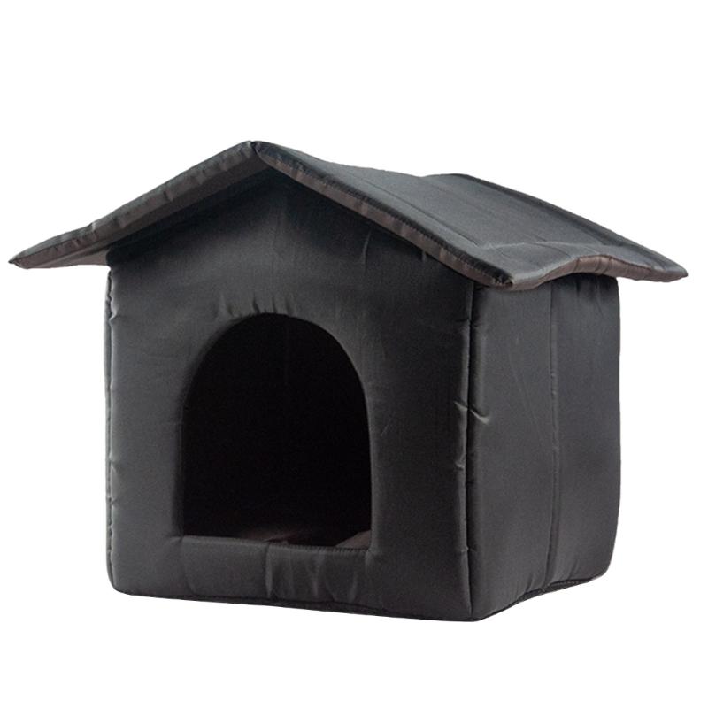 Outdoor Enclosed Waterproof Sleeping Nest for Cat Basket Puppy House Warm Cave