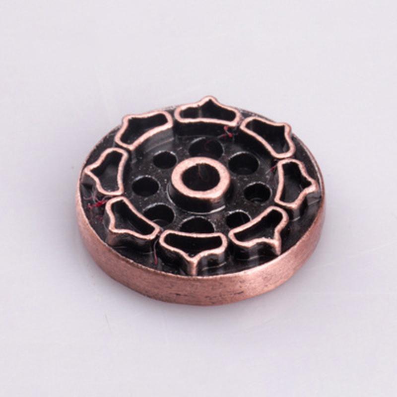 Hot sale 1PC Alloy Incense Burner Stick Holder Plate Buddhism Lotus Censer Bronze Nasturtium Incense Burner 12 Styles