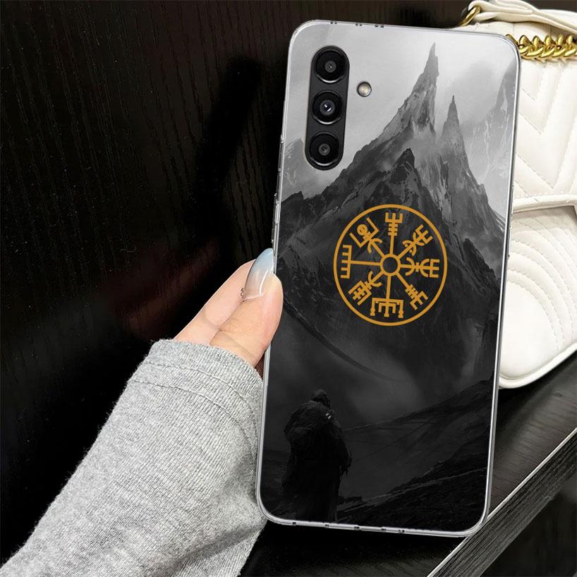 Nordic Norse Case for Samsung A17 A16 A56 A36 A26 A15 A55 A35 A25 A14 A54 A34 A24 Phone Cover A13 A53 A33 A23 A05S A04S