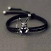 Mistletoe 925 Sterling Silver Adjustable Lovely Rabbit Bracelet