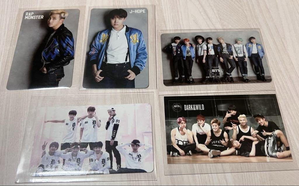 [USED] BTS Trading Cards and Other Items for Sale