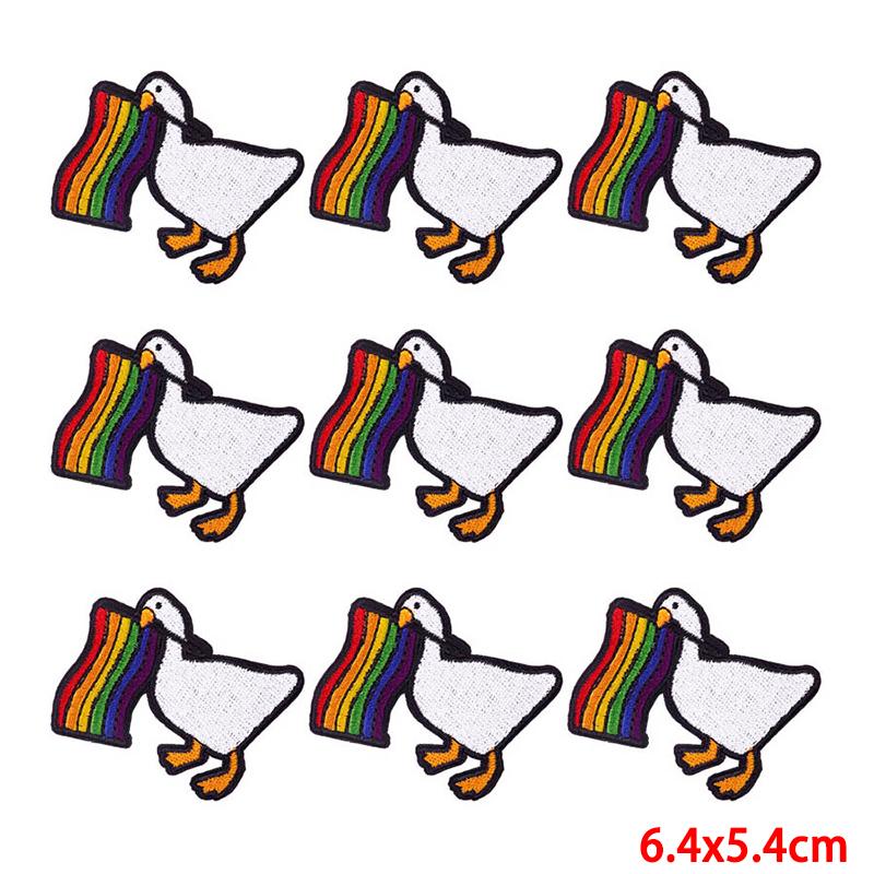 10 stks/partij Groothandel Borduren Patch Ijzer Op Patches Voor Kleding Patches Op Kleding Jassen Decor Applique Naaibenodigdheden