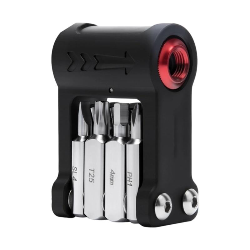 Bicycles Maintenance Multitool 9 in 1 Bikes Repair Wrench Pocket Multifunctional Steel Bicycles Toolset Folding Wrench