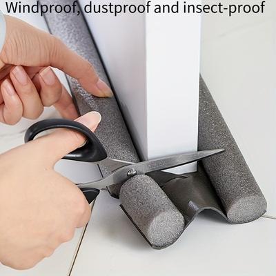 2PCS Flexible Non-adhesive Door Bottom Seal Protects the Door from Scratches and Damage. Door Bottom Seal Windproof Door Stop