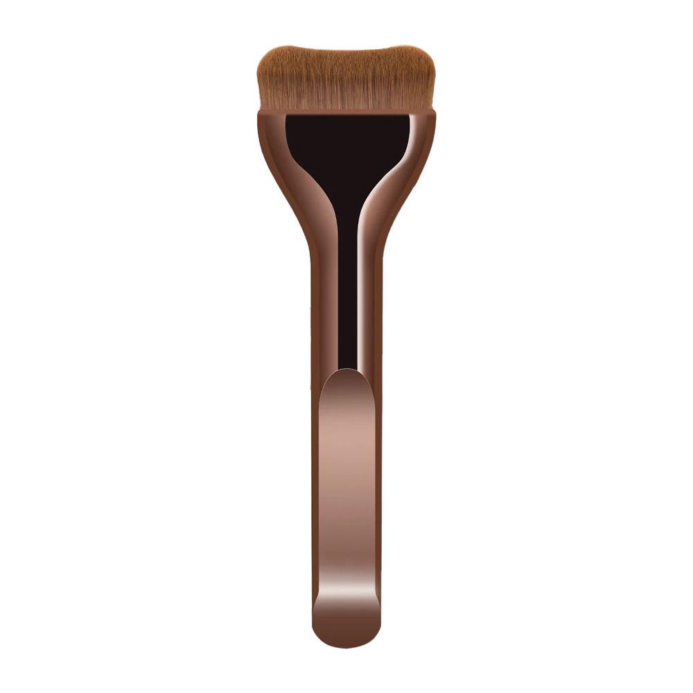 Ultra-Thin Tongue-Shaped Streak-Free Foundation & Concealer Brush with Soft Bristles