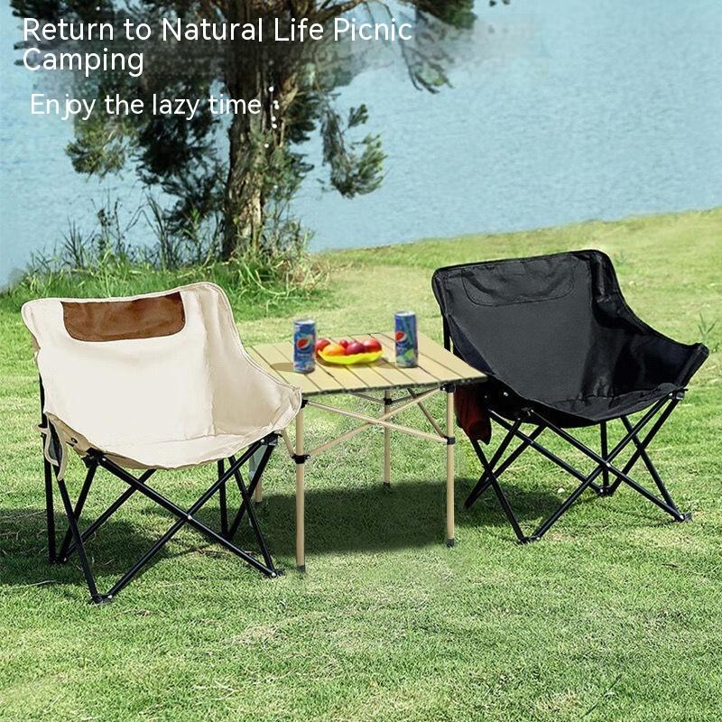 

Лунный стул, уличный набор столов с яичным роллом, складной стул, уличный стул для кемпинга, ночного рынка, ларек, стол для пикника, стул для рисования