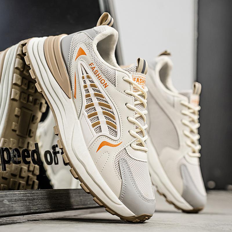 Oddychające buty sportowe z siateczki Męskie Modne Wszechstronne Buty Casual na Platformie Trendy Buty Wiosna Nowe