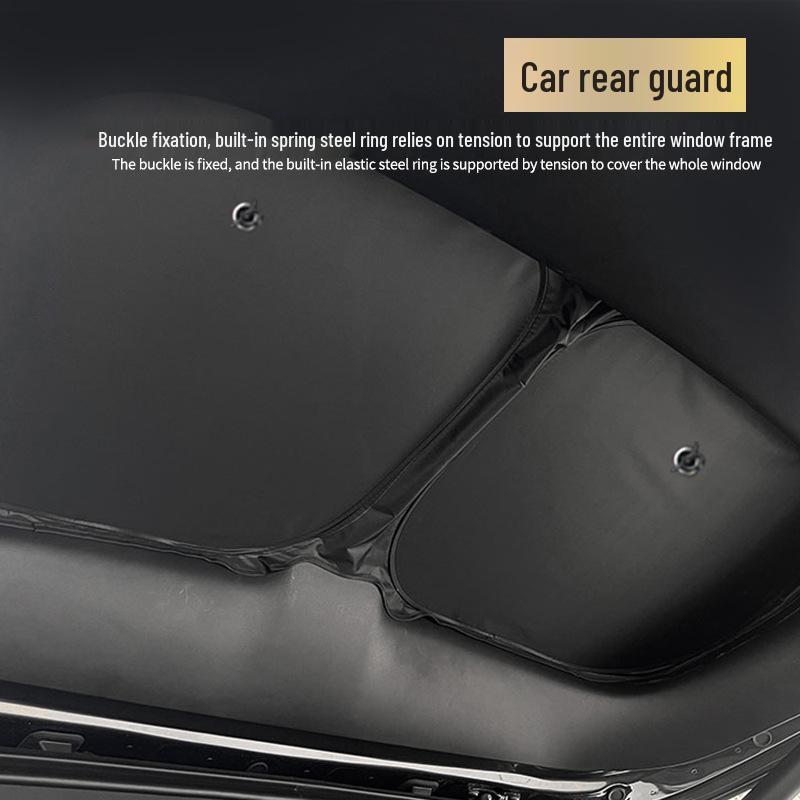 Ideal L7 Car Window Sunshade: Opaque Sun Protection & Insulation for Camping Privacy