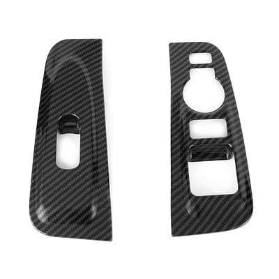 2pcs Carbon Fiber Style Window Armrest Trim Cover Fits for Hyundai Grand Starex H1 2019