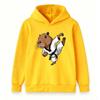 Kids Boys Girls Hoodie, Cute Capybara Taekwondo Karate Print Casual Pullover Sweatshirt for Children Daily Wear