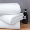Five-Star Hotel Quality Pure Cotton Bath Towel Thickened Oversized Solid White Color Knitted Washcloths for Swimming Bathing