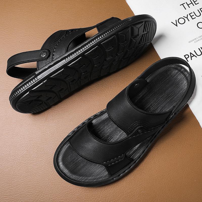 Sandals Men's New Summer Breathable Driving Sports and Leisure Beach Shoes Non-slip and Wear-resistant Lightweight and Comfortable Slippers