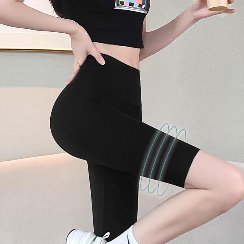 

JOHLIN DREAM Women s Tummy Control Mid-Length Shark Shorts L (80-125 Jin)