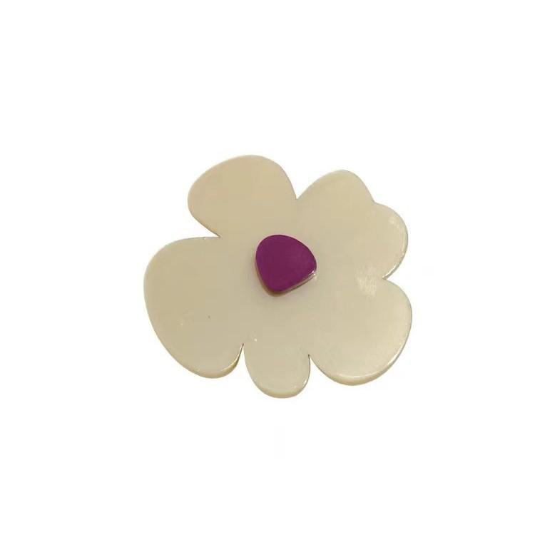 Women's Cute Summer Flower Hair Clips - Duckbill and Fringed Bangs Style