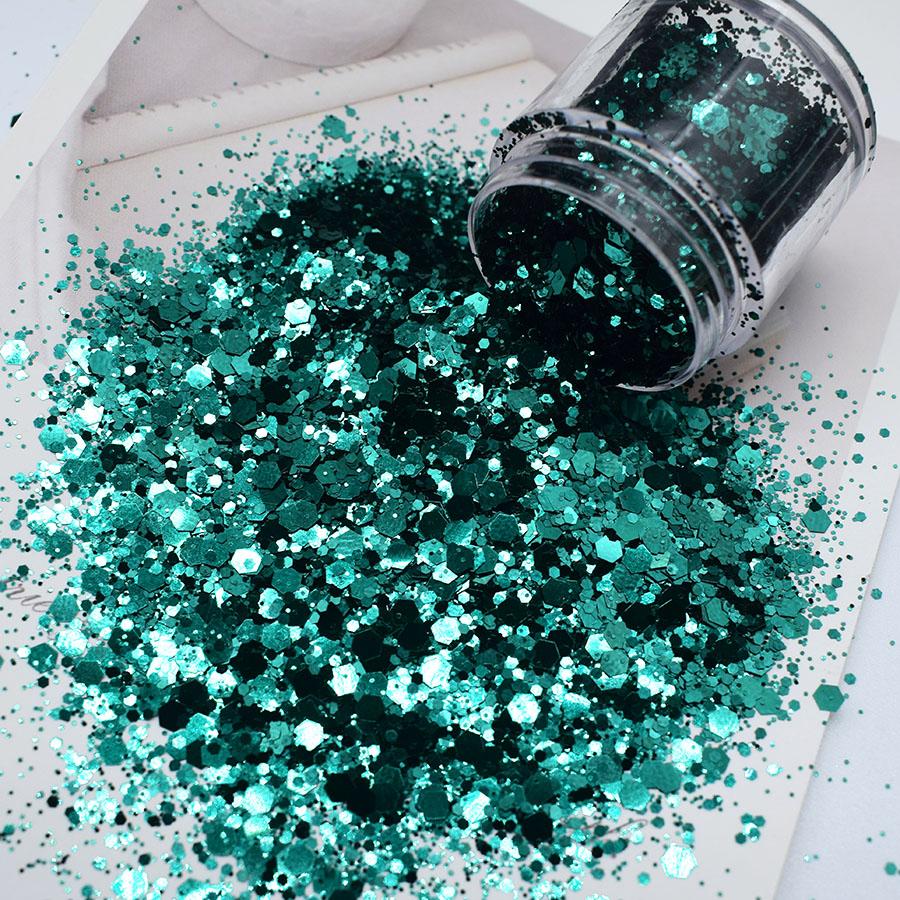 Bulk Fine Chunky Glitter Holiday Decoration Matte Pink Solvent Resistant Glitter for Epoxy Resin Nail Arts