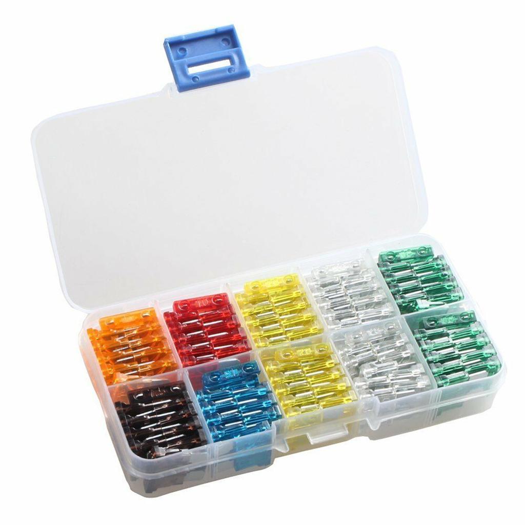 120 Assorted Car Truck Mini Low Profile Fuse 5,7.5,10,15,20,25,30 AMP Hot Sales