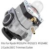 Compatible with 753-06258A Carburetor For Ryobi RY251PH RY252CS RY254BC 2 Cycle 25CC Engine Cultivator String Trimmer Edger