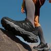 Skechers Outdoor Mens Mesh Comfortable Soft Slip-Resistant Durable Low-Top Hiking Shoes Men Hiking Shoes Black 237867-BKCC