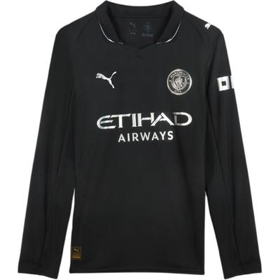 Maglia da trasferta Manchester City SS25 25/26 Comoda Vestibilità Slim Manica Lunga Maglia da Calcio Uomo maglia 780351-02