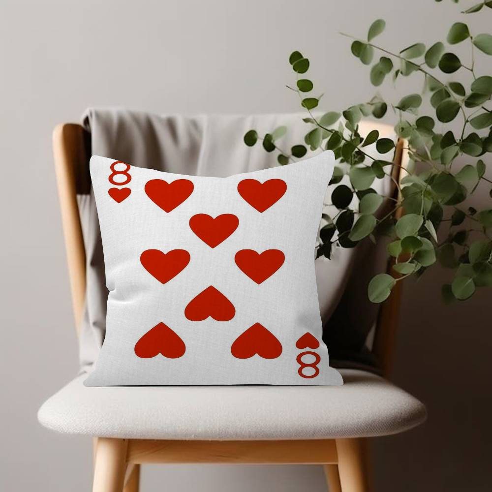 Vintage Poker Personalized Picture Text Home Decorative Pillows Household Gifts Xcm