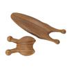 2pcs Nose Maasage Tool Reduce Stress Smoothing Surfaces Sandalwood Nose Guasha Tool for Head Neck Hand