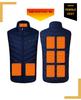 Men's Smart USB Heated Vest - Multi-Zone, Safe Electric Heating, Stand-Up Collar, Constant Temperature