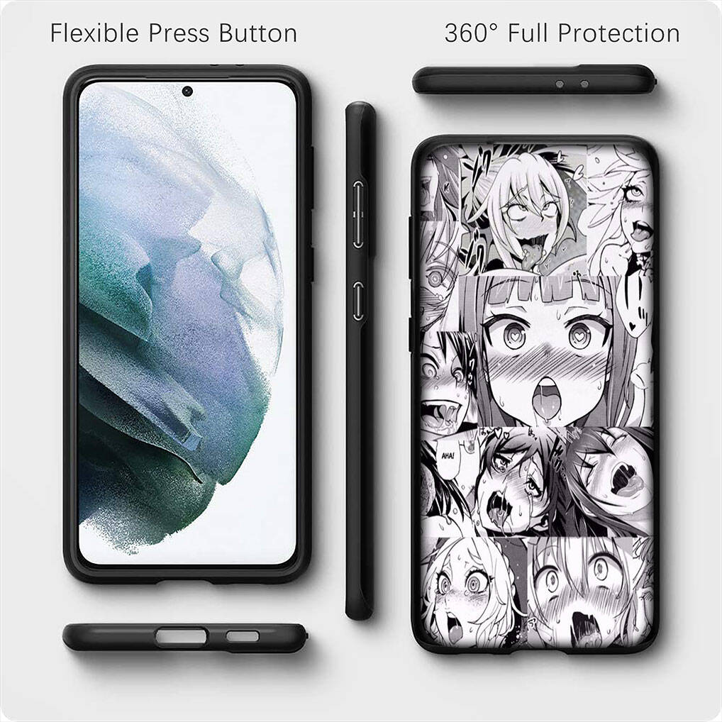for iPhone 17 16 15 Xiaomi Poco F7 F8 X7 X6 C85 C75 C71 M8 Redmi Note 14 13 12 Pro Max 14C 13C 15C A3 A4 Case Ahegao Harajuku Anime Girl Waifu Cover