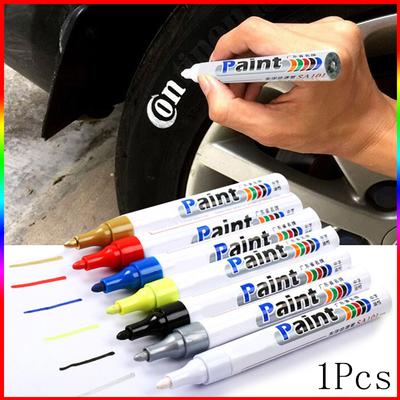 1Pcs Car Waterproof Paint Repair Pen Clear Scratch Remover Paint Marker Auto Rubber Tyre Paint Pen Metal Permanent Paint
