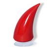 2-1pcs Short Devil Horns Helmet Decorative Sticker Motorcycle Bike Helmet Shape DIY Rubber Decorative Headgear Accessories