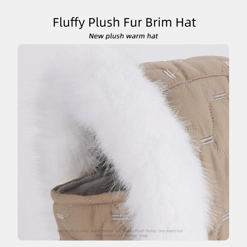 Keep Warm Plush Balaclava Hat Windproof Ear Protection Hat New Ski Face Mask  Cold Weather