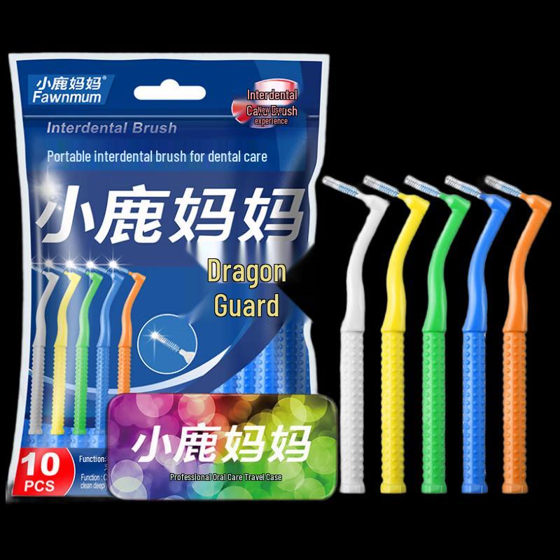 L-shaped Interdental Brushes - SSSS (0.6mm) - 10 Count