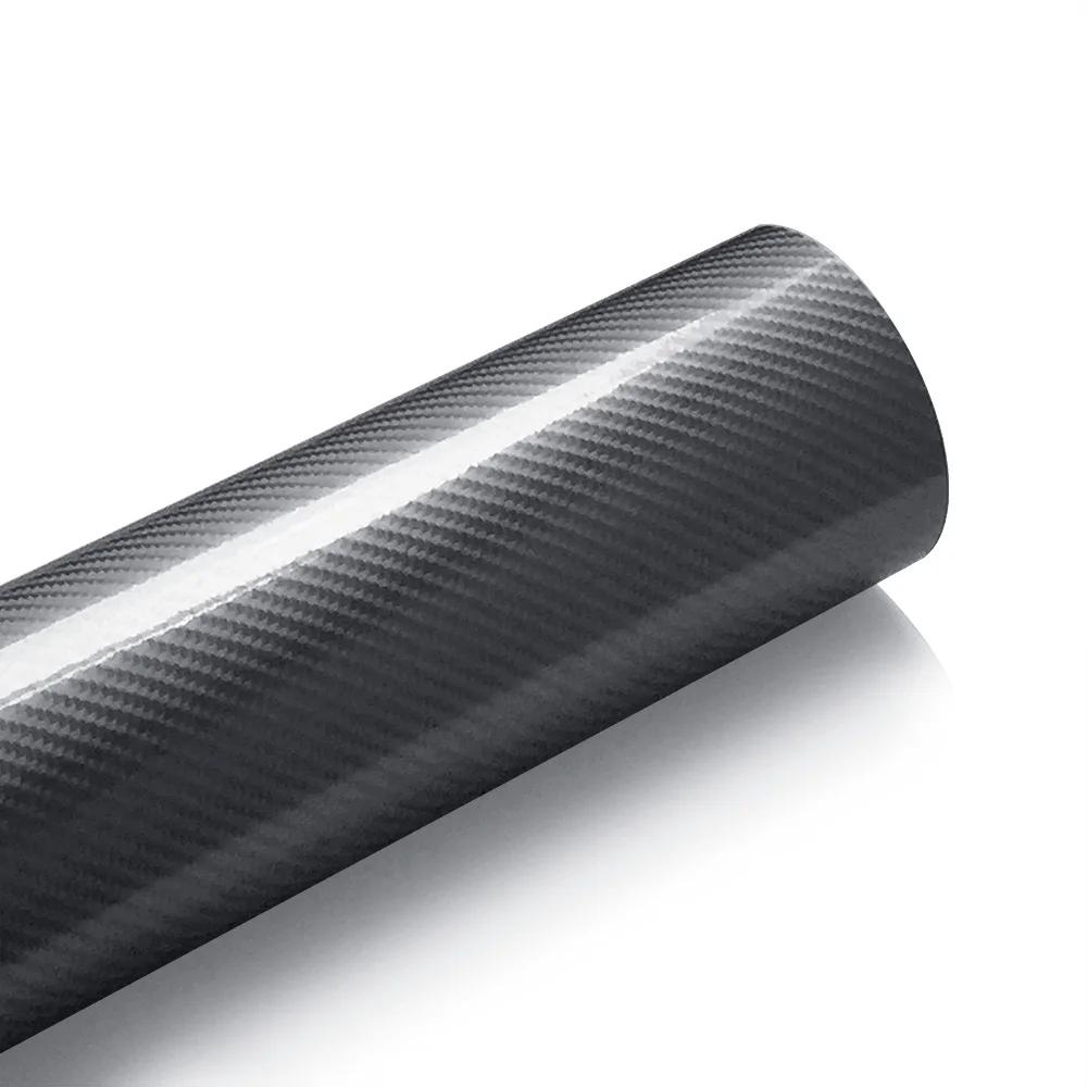 100x20/30cm 5D Carbon Fiber Car Vinyl Wrapping Film Air Bubble Free Self-adhesive Motorcycle Auto Decoration Decal Accessories