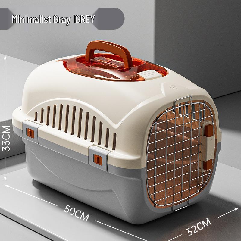 Pet Airline Carrier: Portable, Breathable Travel Cage for Cats and Dogs