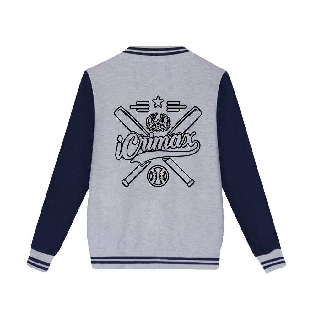 Women Men's Jackets Bomber Jacket Icrimax Baseball Jacket Oversize Outerwear for College Couples Clothing