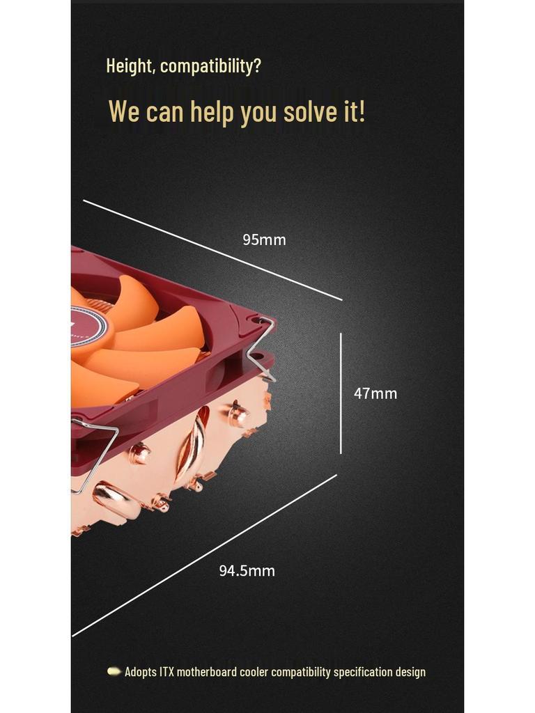 Thermalright AXP-90 X47 Series CPU Cooler 90mm High-Airflow Silent Fan