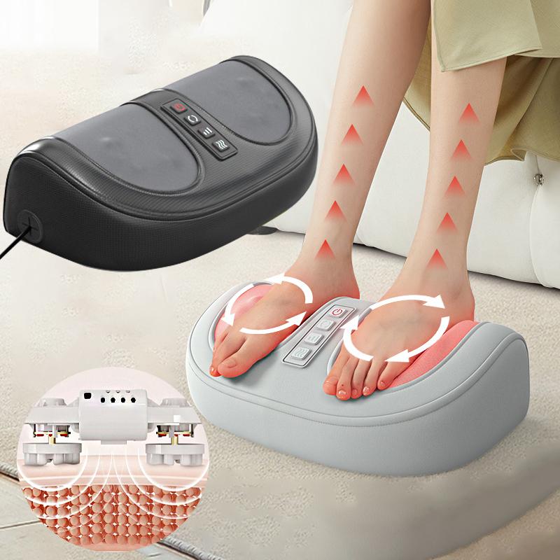 Shiatsu Foot Calf Massager Electric Kneading Massager Built-in Rotation Heating Function Leg Arm Muscle Relaxation Multipurpose