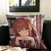 Monika  Square Double-Sided printed Pillow Case Bedroom Bedside Pillow Sofa Cushion Cover