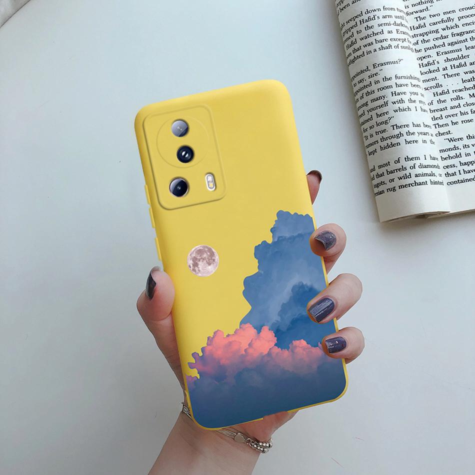 For Xiaomi 13 Lite 5G Case 2023 Luxury Black Dragon Painted Silicone Phone Cover for Xiaomi Mi 13 Lite 6.55'' Coque Capas 13Lite