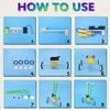 Robot Reptile Model Kits DIY Science Physics Experiment Toys for Kids Teens Handmade Assembling Educational Toy Gifts