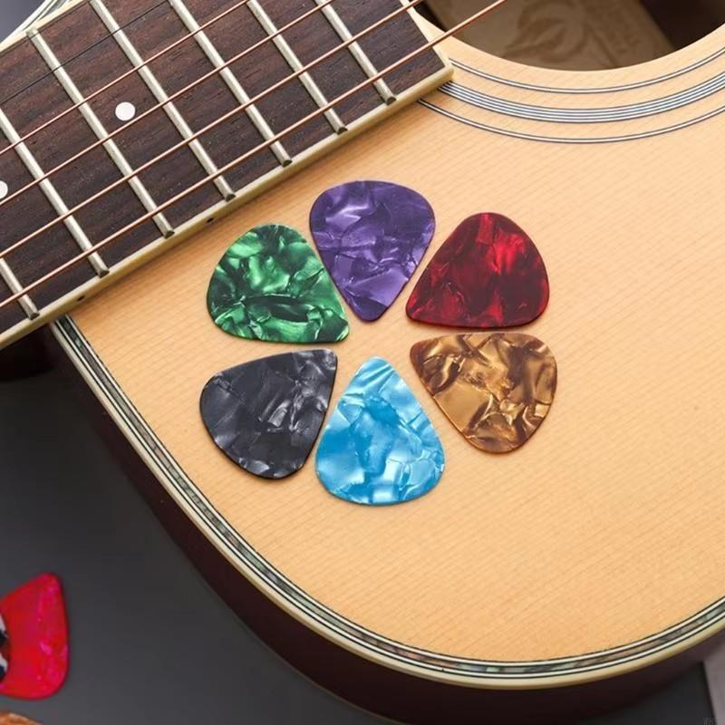 Gitarrenplektren Zelluloid Multi ABS Plektrum Saiteninstrument Zubehör Für Akustik E-Gitarre Bass Liebhaber TMZ