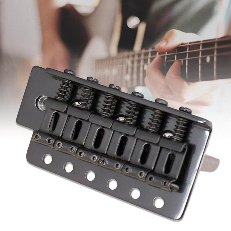 Bridge with whammy Bar for 6String Guitar Tailpiece Guitar Tremolo Bridge System