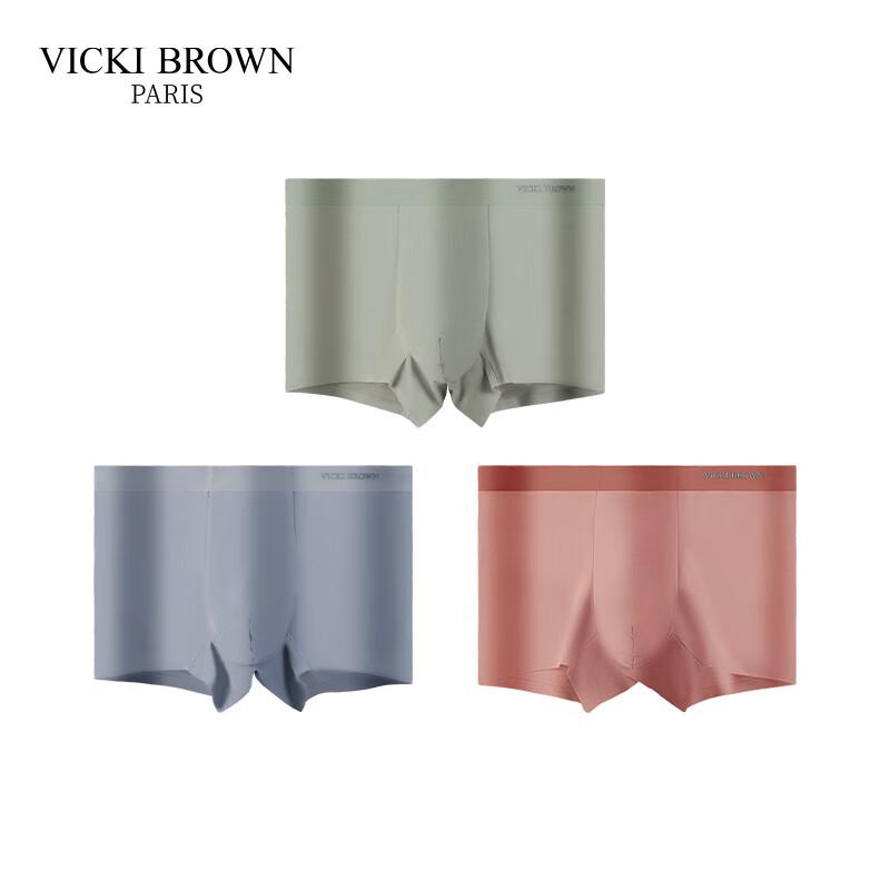 

VICKI BROWN Men s Cotton Antibacterial Boxer Briefs 3-Pack 4XL