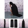 Halloween Cloak Cos Death Vampire Witch Robe Party Adult Children Cape Black