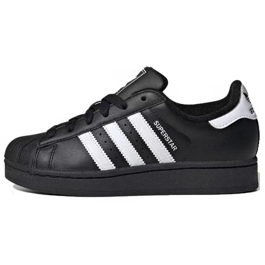 adidas Originals Superstar 2 Skateboard Shoes Women's Low Top Black/Pink JH9977(Team52-S-BOX)