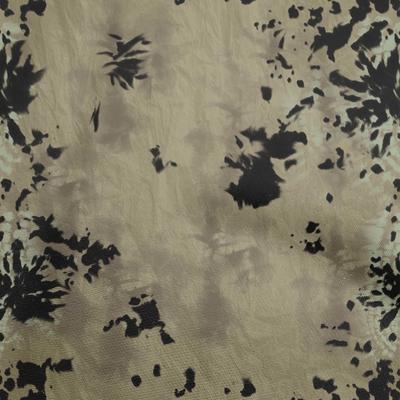 Georgette-Viskose, brauner Stoff, abstrakt, Nähstoff, Meterware, bedruckt, DIY-Kleidung, Nähzubehör, 106,7 cm