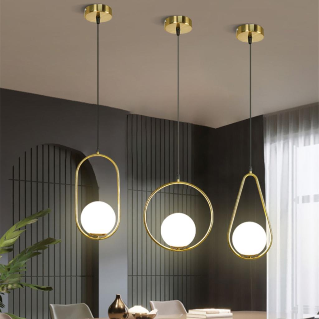 New  a Stunning Focal Point with This Chic and Contemporary LED Glass Ball Chandelier Pendant Light. Crafted from High-quality M